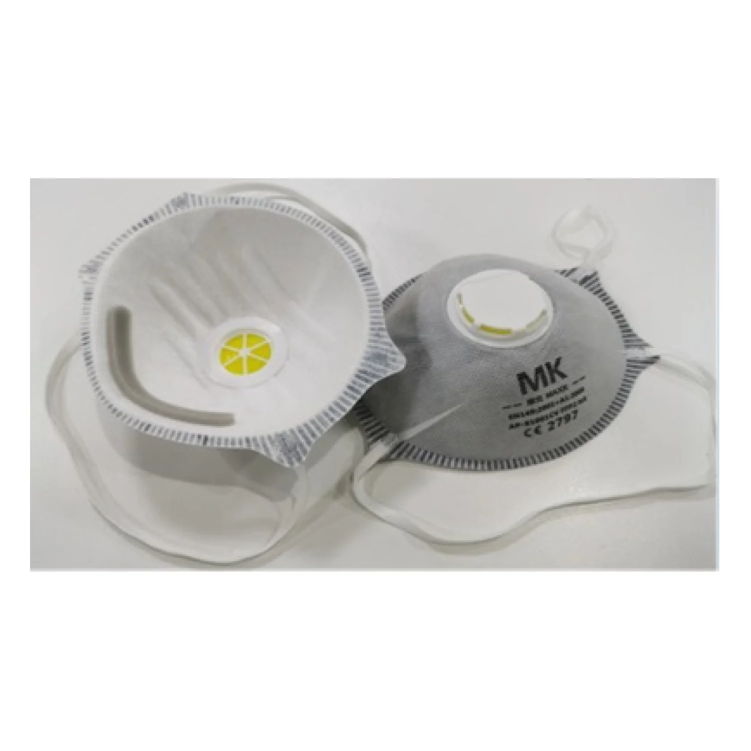 Ardon Respirátor AP81001CV:alakíított (CUP) FFP2 szeleppel és előszűrővel aktív szénnel csom. 10db - 2. nézet