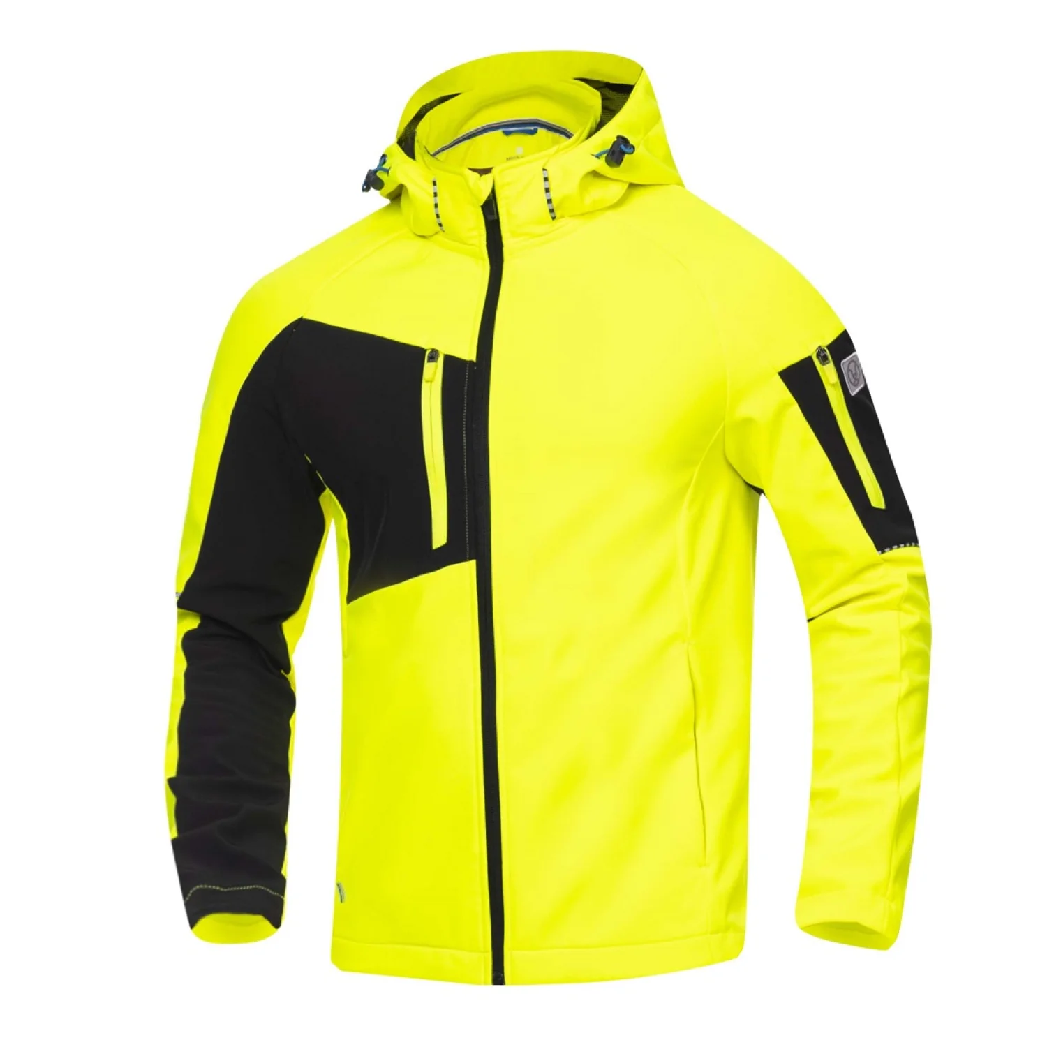 ARDON®CITYCONIC - férfi kapucnis jól láthatósági softshell dzseki - 2. nézet