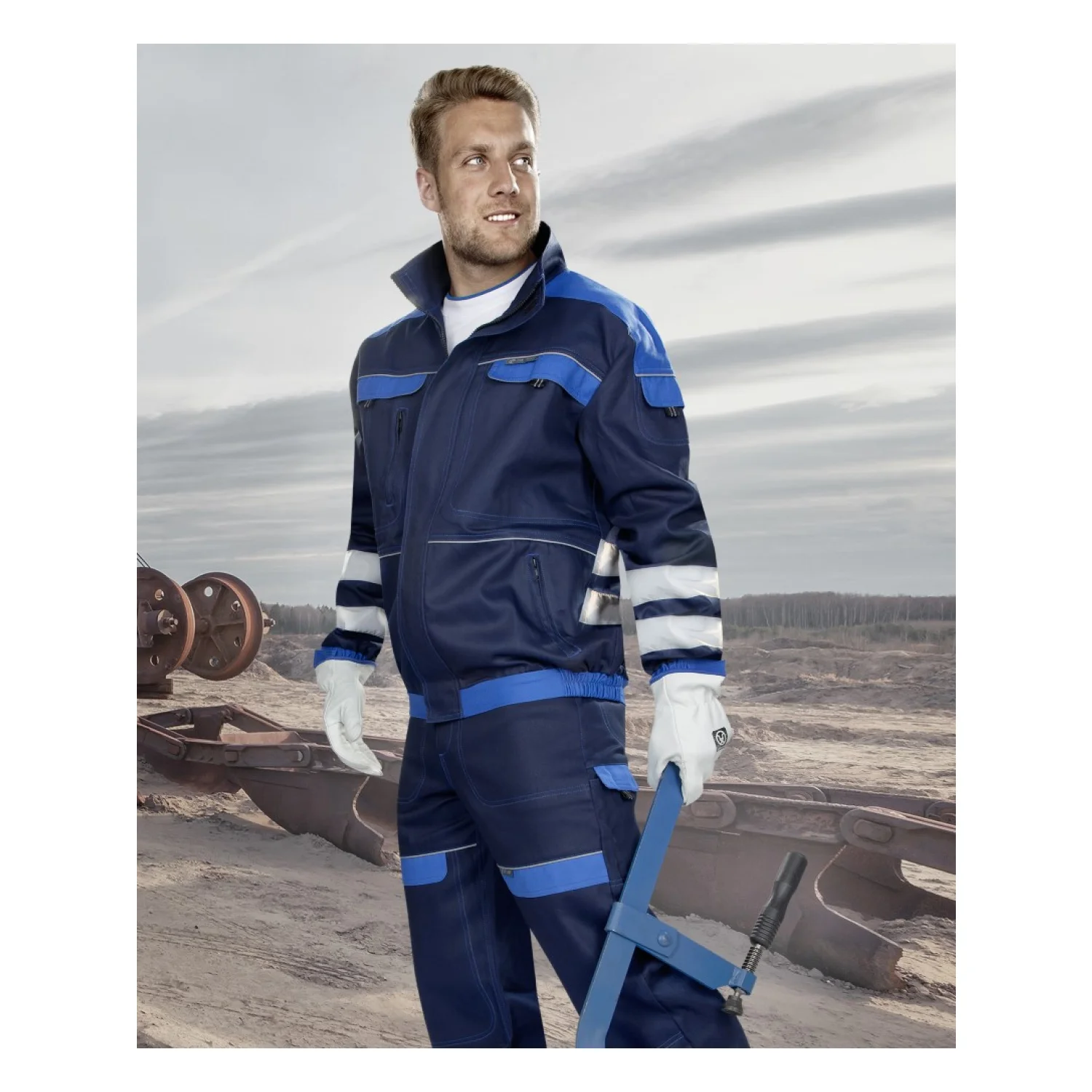ARDON®COOL TREND - férfi munkakabát fényvisszaverő csíkokkal - 2. nézet