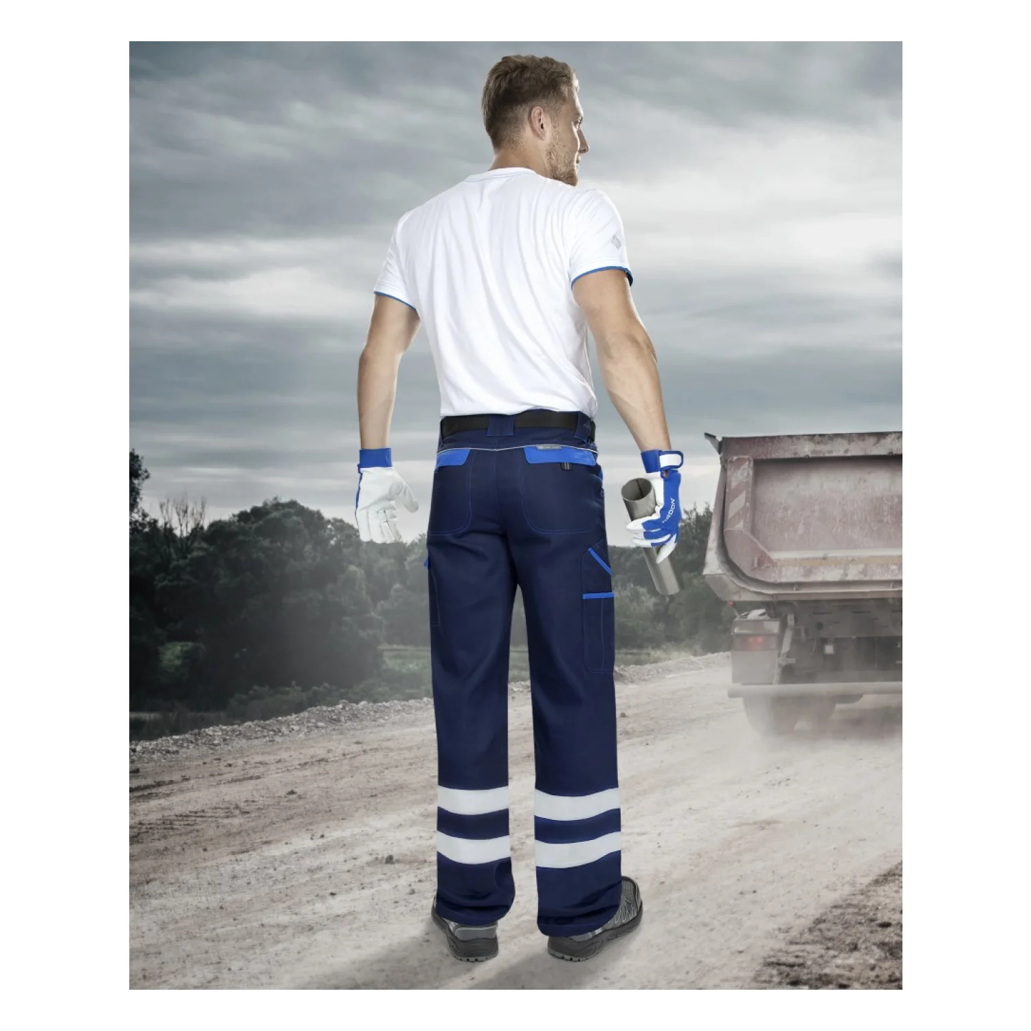 ARDON®COOL TREND - férfi derekas nadrág fényvisszaverő csíkokkal - 2. nézet
