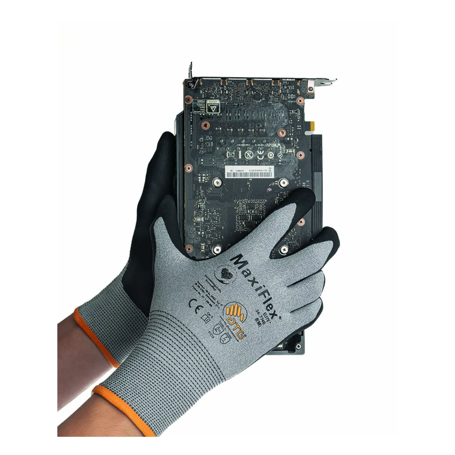 ATG® ESD kesztyű MaxiFlex® Elite™ 34-774B - 2. nézet