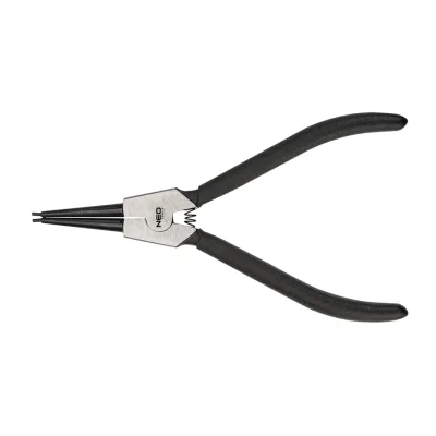 NEO Zégergyűrű fogó 230mm, külső, egyenes, CRMO, 40-100mm, csúcs átmérő 2.5-3mm fogók és csípőfogó