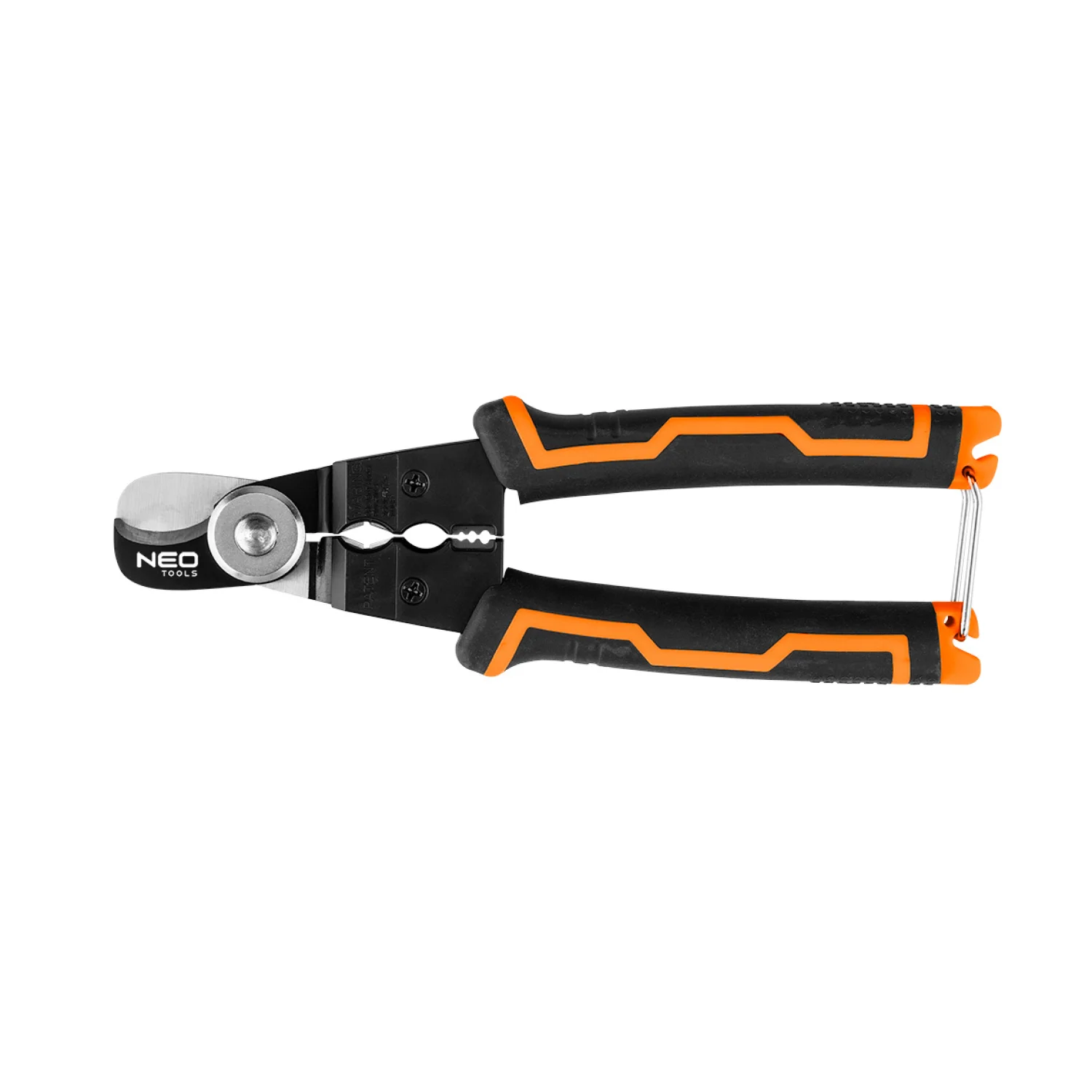 NEO Kábelvágó fogó vezeték csupaszítóval 180mm, réz és alu kábelekhez 0.75-2.5mm2-ig