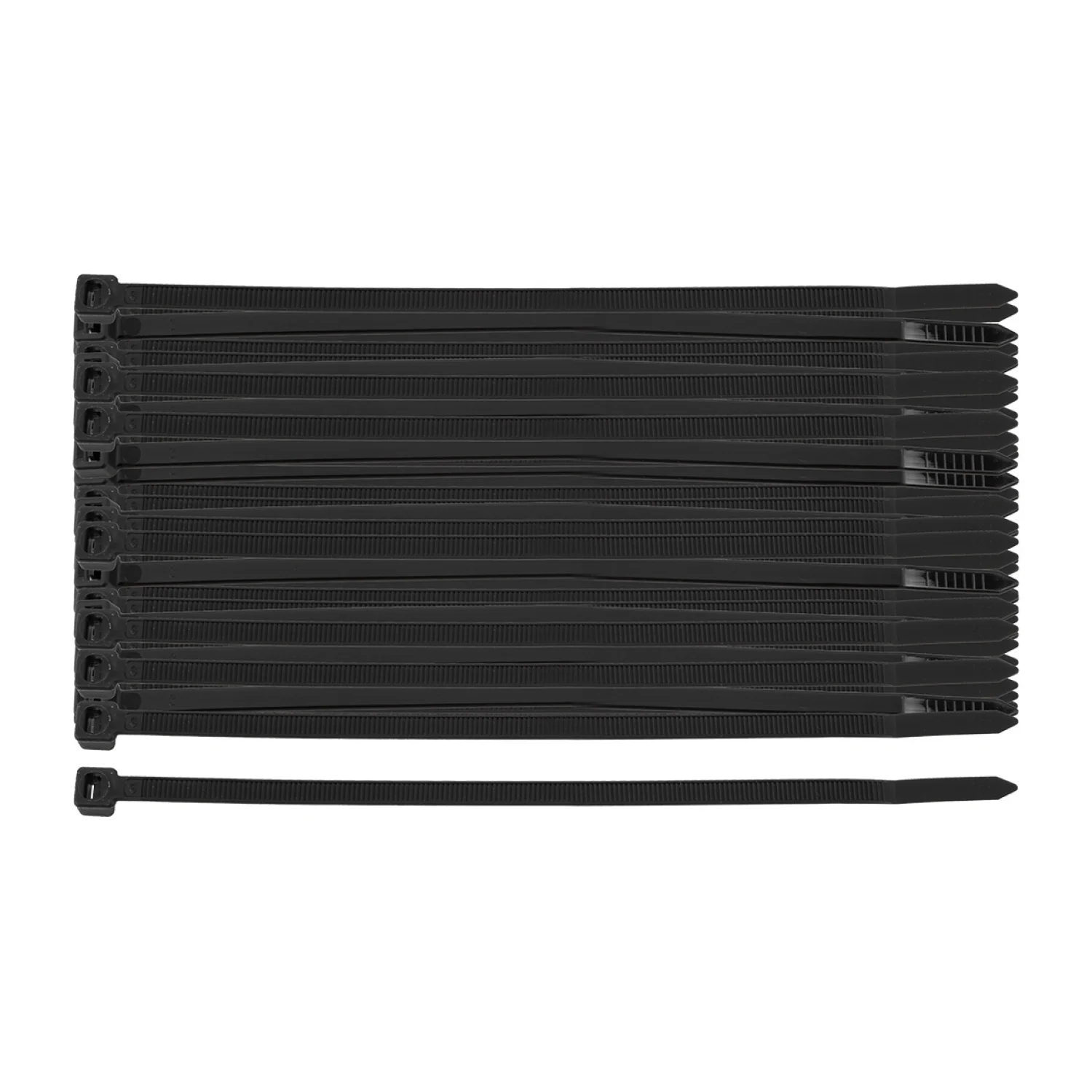 NEO Kábelkötegelő, gyorskötöző, Extreme, UV álló, fekete, 4.8x150mm, 100db, min. rendelés: 5cs