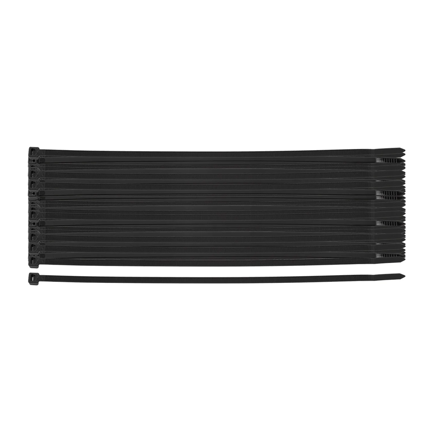 NEO Kábelkötegelő, gyorskötöző, Extreme, UV álló, fekete, 4.8x200mm, 100db
