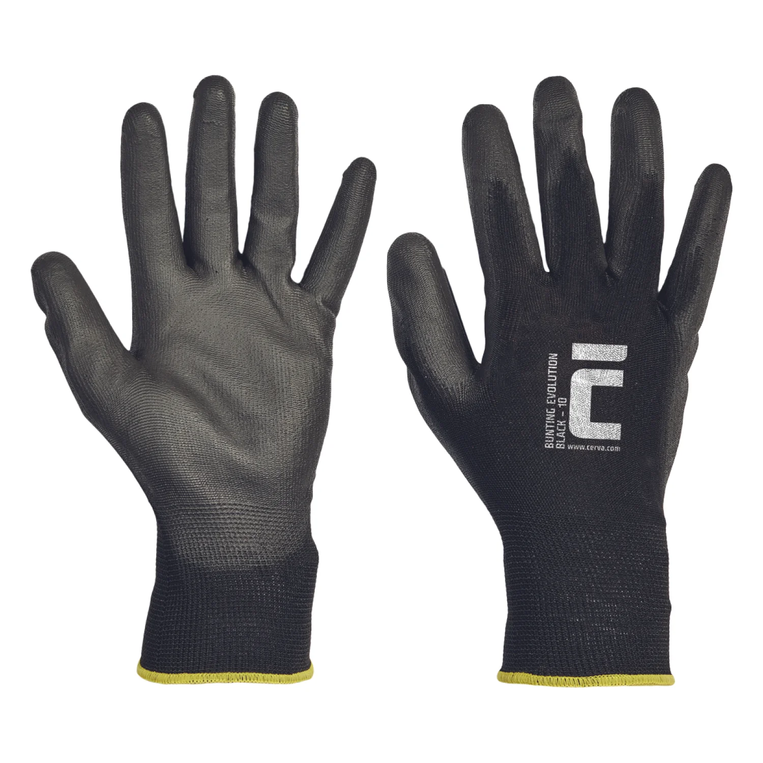 Cerva BUNTING EVOLUTION BLACK kesztyű PU