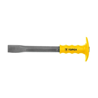 TOPEX Laposvéső 300x19mm kézvédővel építőipari kéziszerszám