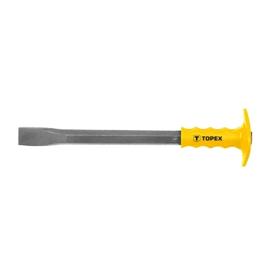 TOPEX Laposvéső 400x19mm kézvédővel építőipari kéziszerszám