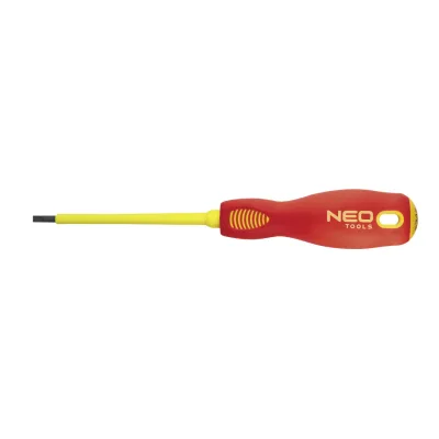 NEO Csavarhúzó 1000V, szigetelt lapos 3x100mm, 1000V szigetelt csavarhúzók és bitfej