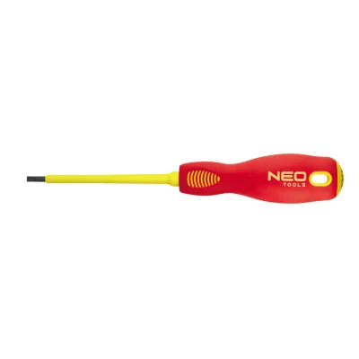 NEO Csavarhúzó 1000V, szigetelt lapos 6.5x150mm, 1000V szigetelt csavarhúzók és bitfej