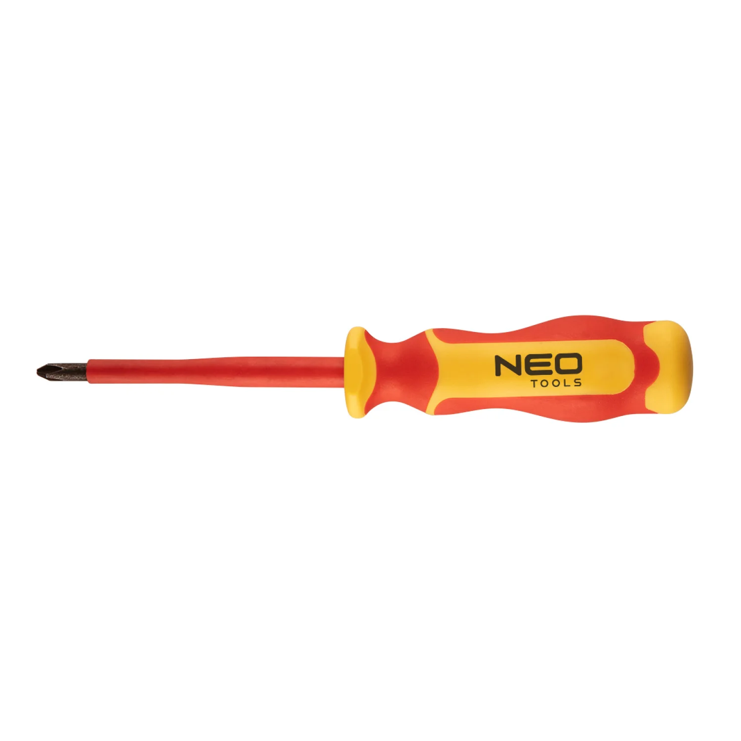 NEO Csavarhúzó 1000V, szigetelt, PH2x6x100mm, S2 acél S2