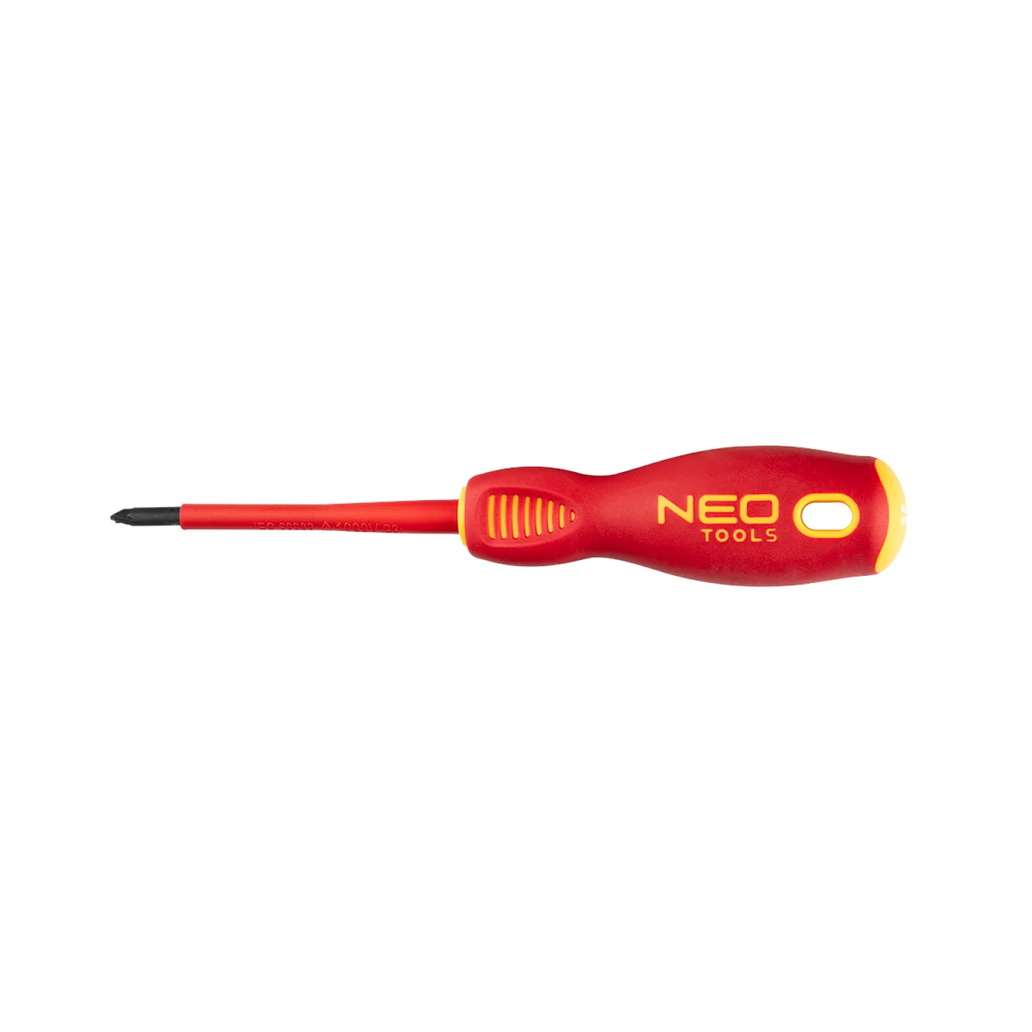 NEO Csavarhúzó 1000V, szigetelt, SL/PZ1 80mm