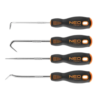 NEO Szerelőkampó készlet 150mm, 4db csavarhúzók és bitfej