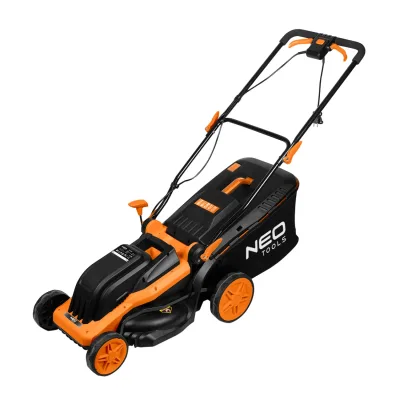 NEO Elektromos fűnyíró 1600W, 380mm, 45L-es gyűjtőkosár gép