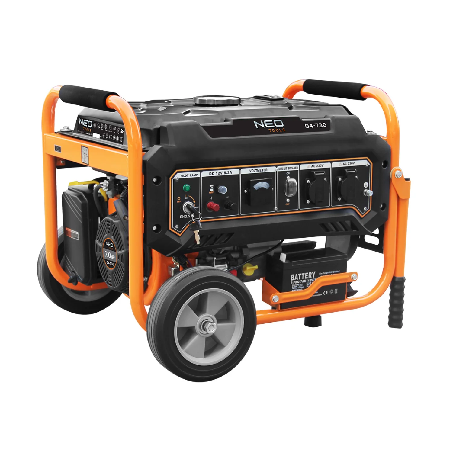 NEO Áramfejlesztő, generátor, 2.8-3kW, 4 ütemű benzinmotorral