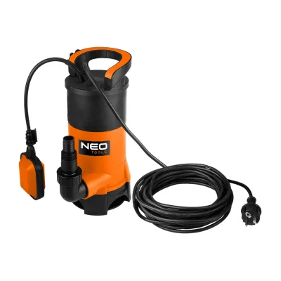 NEO Szennyvízszivattyú, műanyag házas, 900W, 16000l/h