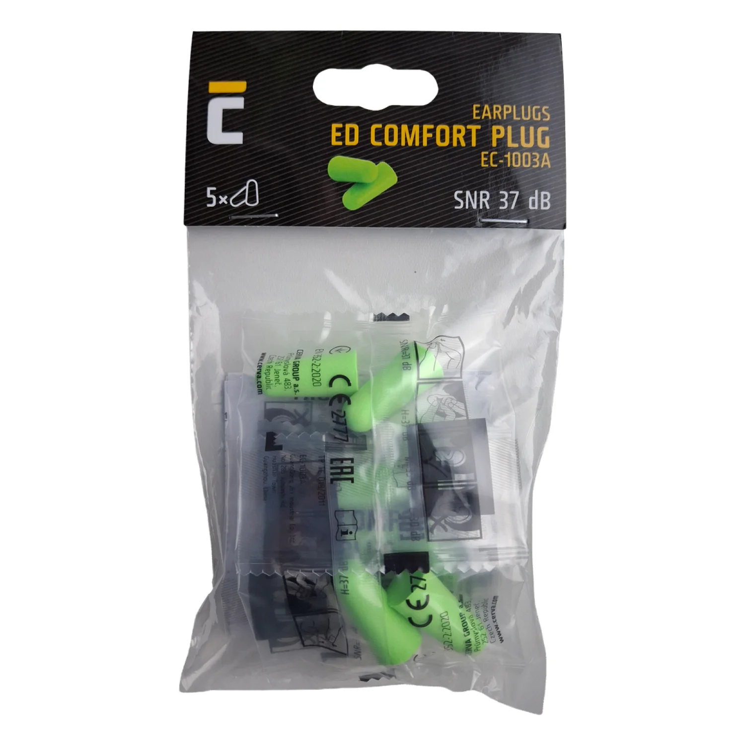 Cerva ED COMFORT PLUG füldugó 5 párok BLISTR