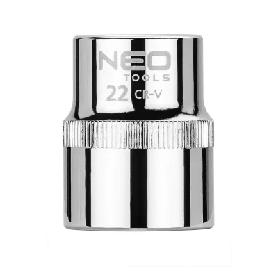 NEO Dugókulcs 22mm, 1/2", 6 pontos, superlock