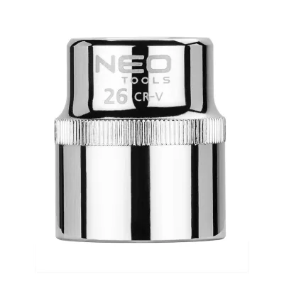 NEO Dugókulcs 26mm, 1/2", 6 pontos, superlock