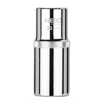 NEO Dugókulcs 23mm, 1/2", hosszú, 6 pontos, superlock