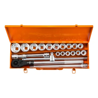 NEO Dugókulcskészlet 3/4", 21db
