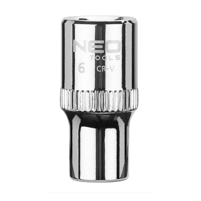NEO Dugókulcs 6mm, 1/4", 6 pontos, Superlock, min. rendelés: 5db