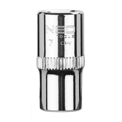 NEO Dugókulcs 7mm, 1/4", 6 pontos, Superlock, min. rendelés: 5db