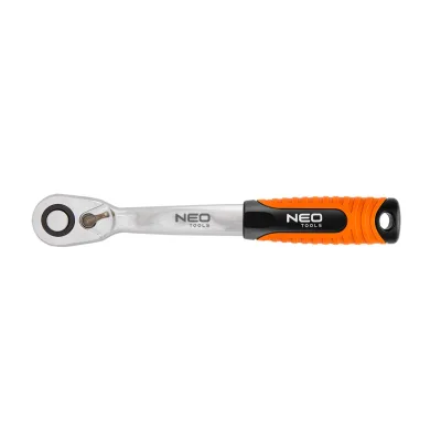 NEO Racsnis kulcs 1/4", 145mm, 72fog, DIN3122