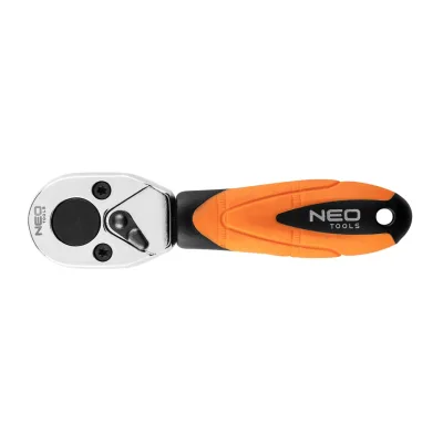 NEO Racsnis kulcs 1/4", bitekhez, 105mm, 48fog, DIN3122