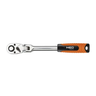 NEO Racsnis kulcs 1/2", 285mm, 72fog, flexibilis fejjel, DIN3122