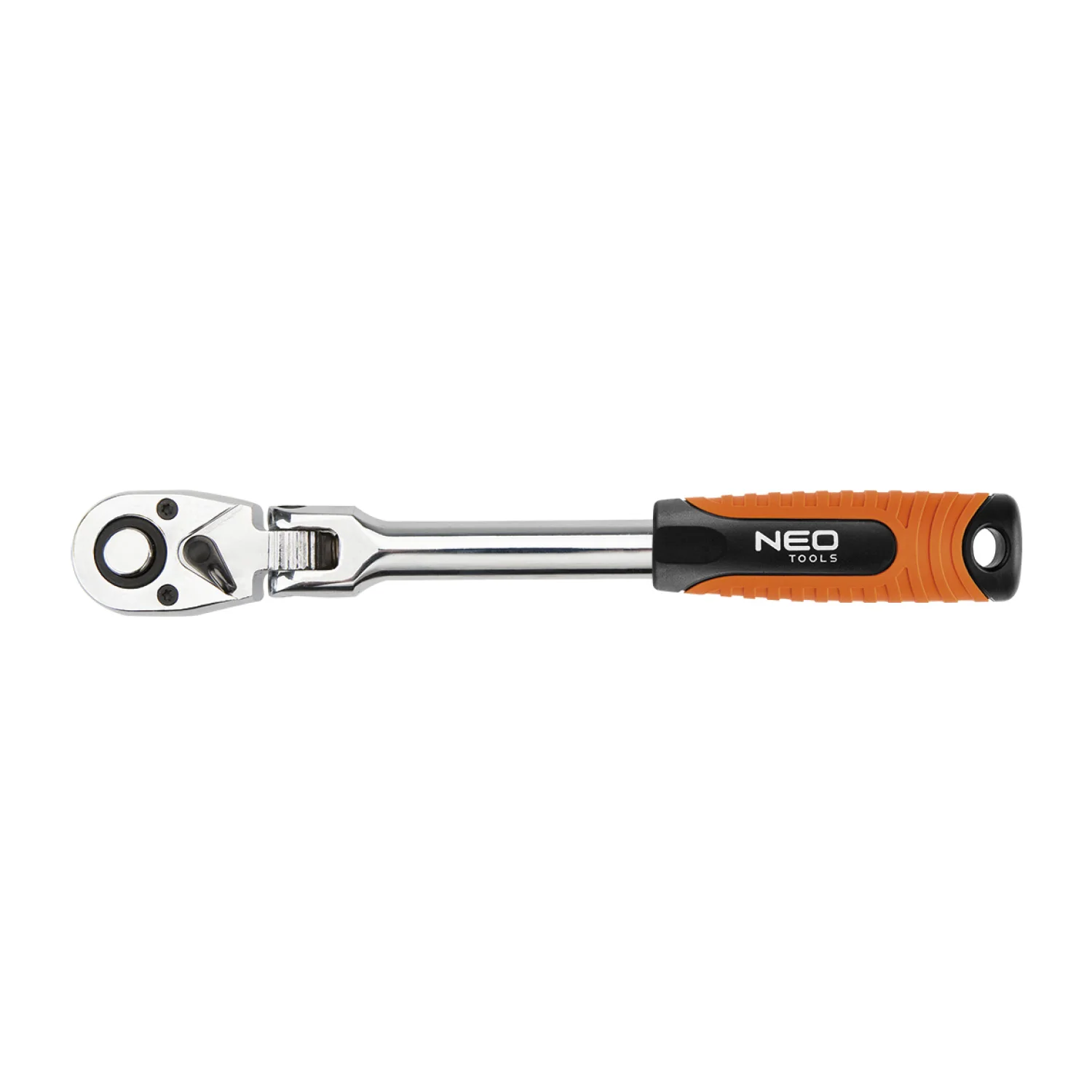 NEO Racsnis kulcs 1/2", 285mm, 72fog, flexibilis fejjel, DIN3122