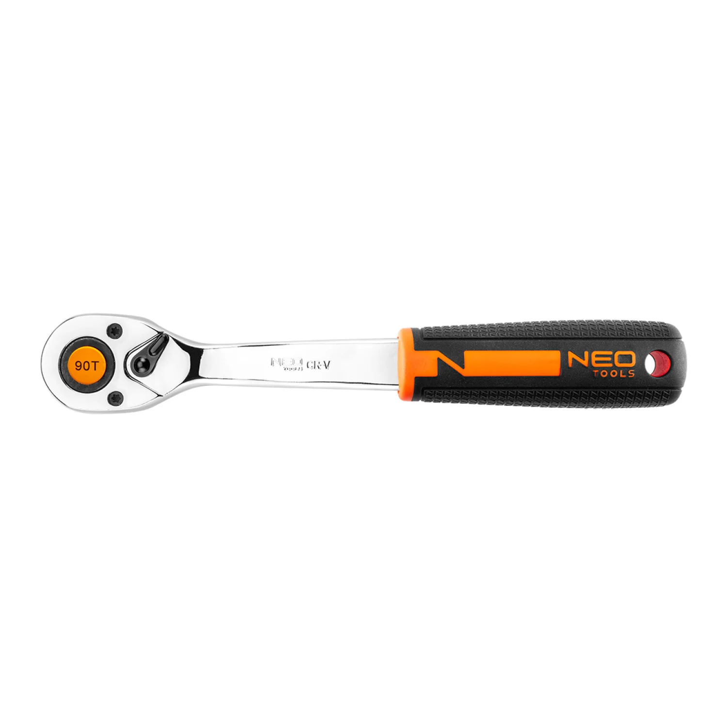 NEO Racsnis kulcs 3/8", 200mm, 90fog, DIN3122