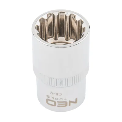 NEO Dugókulcs 9mm, 1/2", spline, min. rendelés: 3db