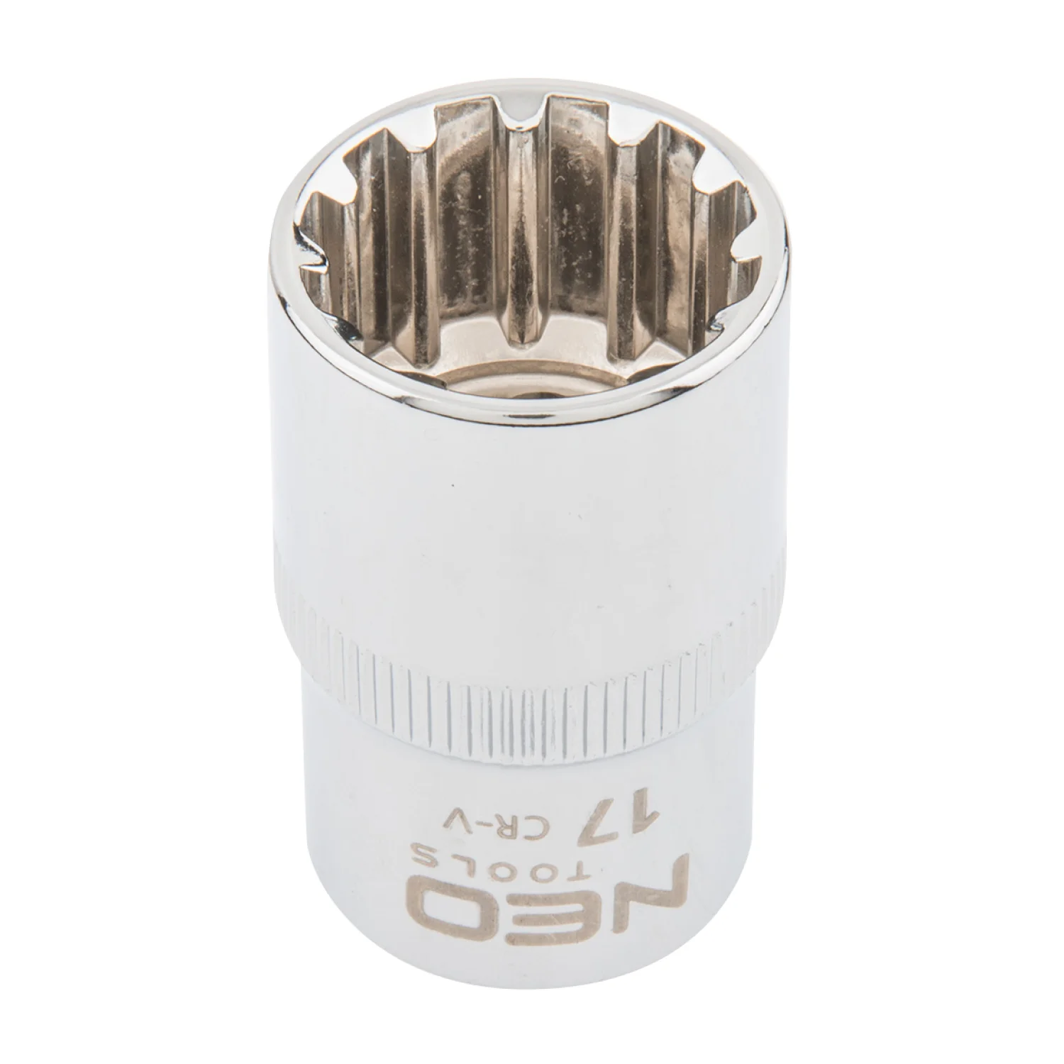 NEO Dugókulcs 17mm, 1/2", spline, min. rendelés: 3db