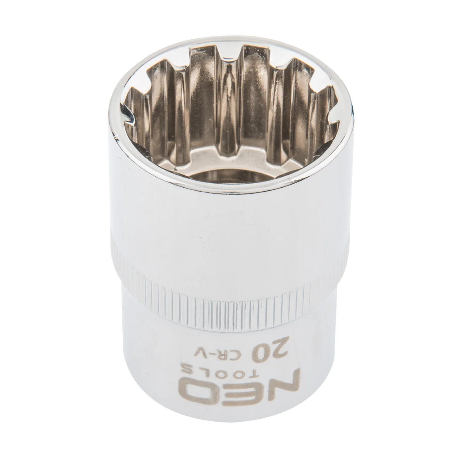 NEO Dugókulcs 20mm, 1/2", spline