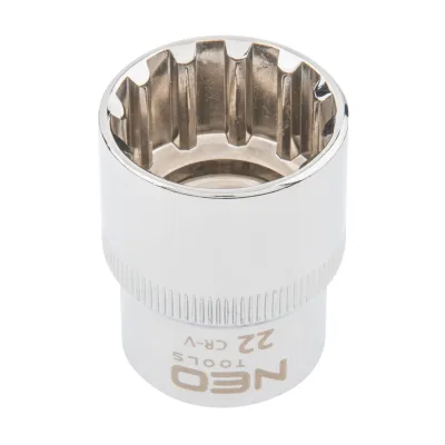 NEO Dugókulcs 22mm, 1/2", spline