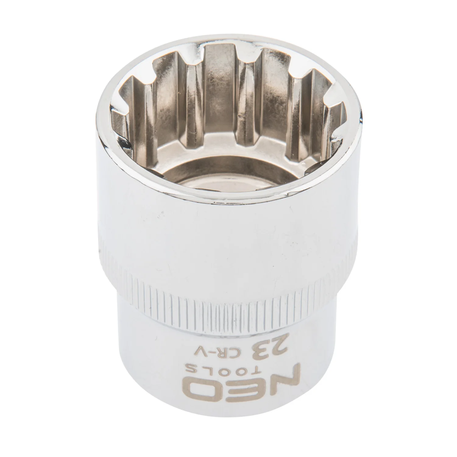 NEO Dugókulcs 23mm, 1/2", spline