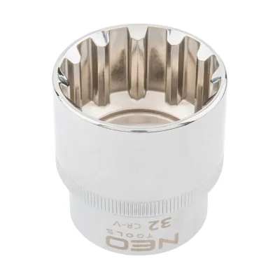 NEO Dugókulcs 32mm, 1/2", spline