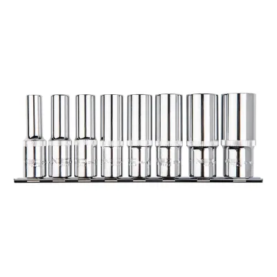 NEO Dugókulcskészlet 1/2" hosszú spline, 8db