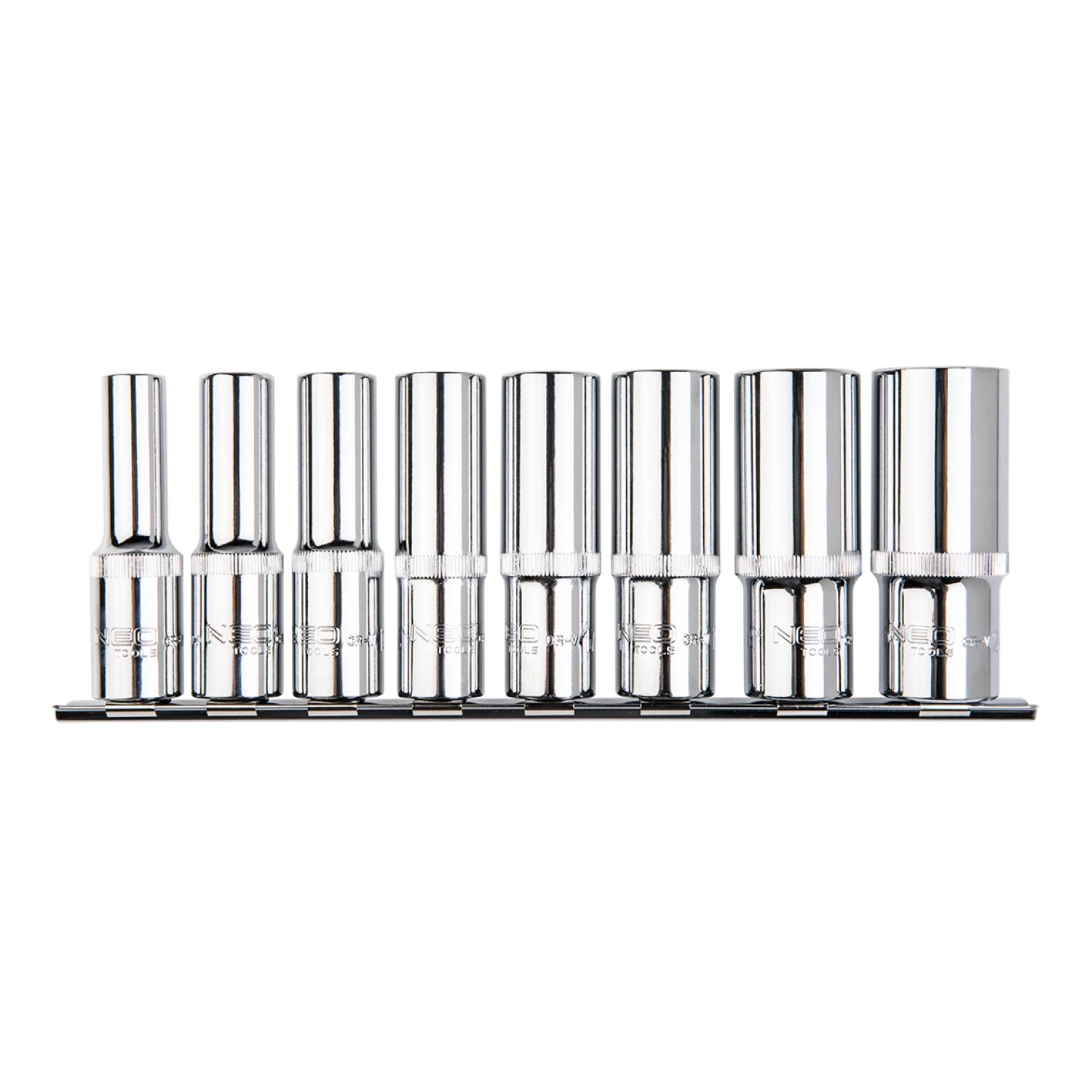NEO Dugókulcskészlet 1/2" hosszú spline, 8db