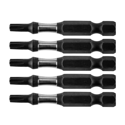 NEO Torziós ütvecsavarozó bitek S2, 50mm, T20, 5db csavarhúzók és bitfej