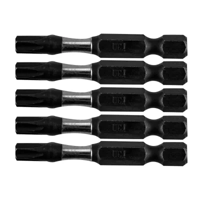 NEO Torziós ütvecsavarozó bitek S2, 50mm, T30, 5db csavarhúzók és bitfej