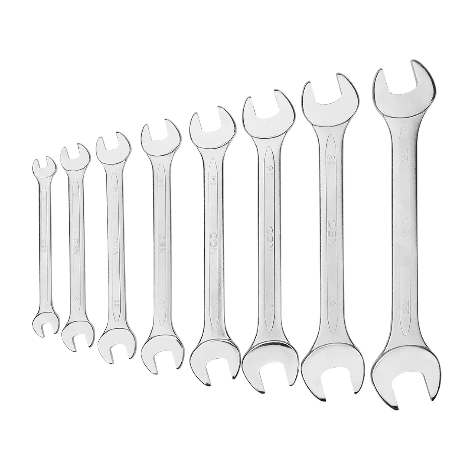 NEO Villáskulcs készlet 8-22mm, DIN3110, 8db
