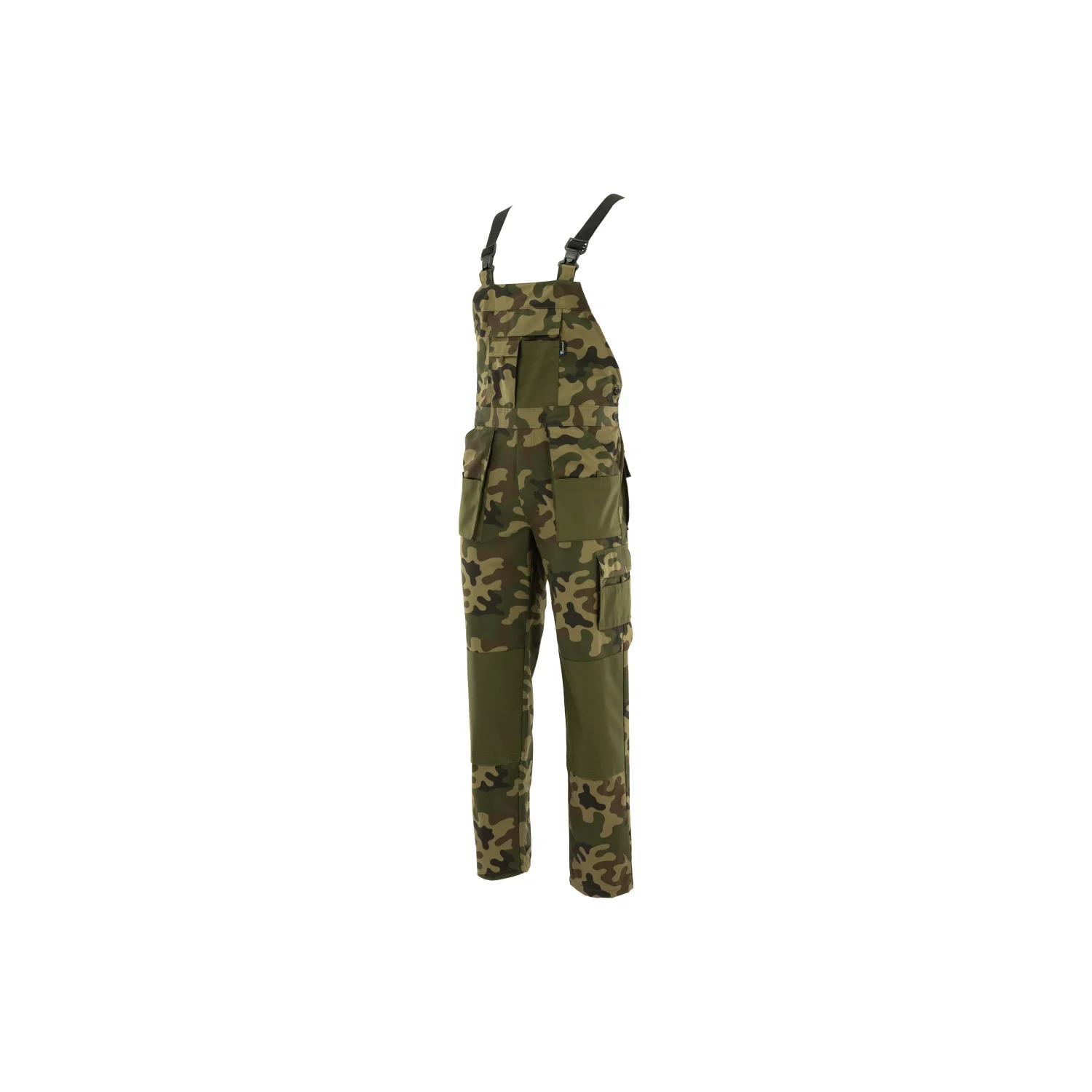 Sara Workwear Kantáros nadrág KING Zöld terepmintás