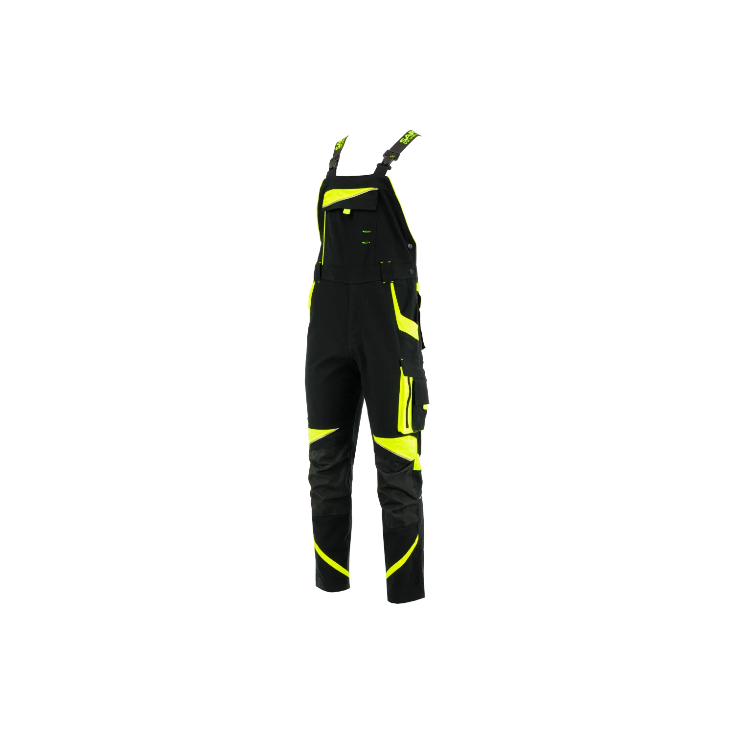 Sara Workwear Kantáros nadrág NEOFLEX Fekete