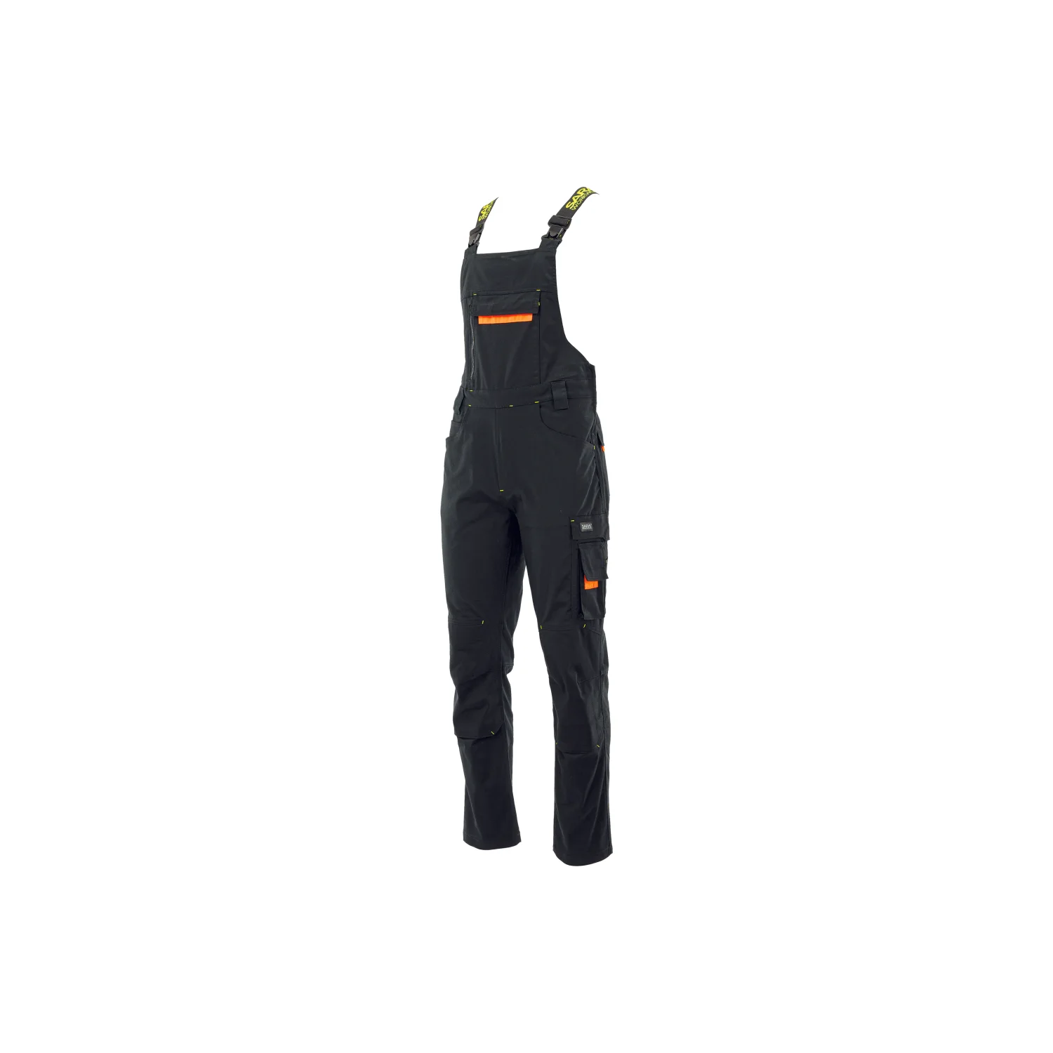 Sara Workwear Kantáros nadrág ACTIFLEX Fekete