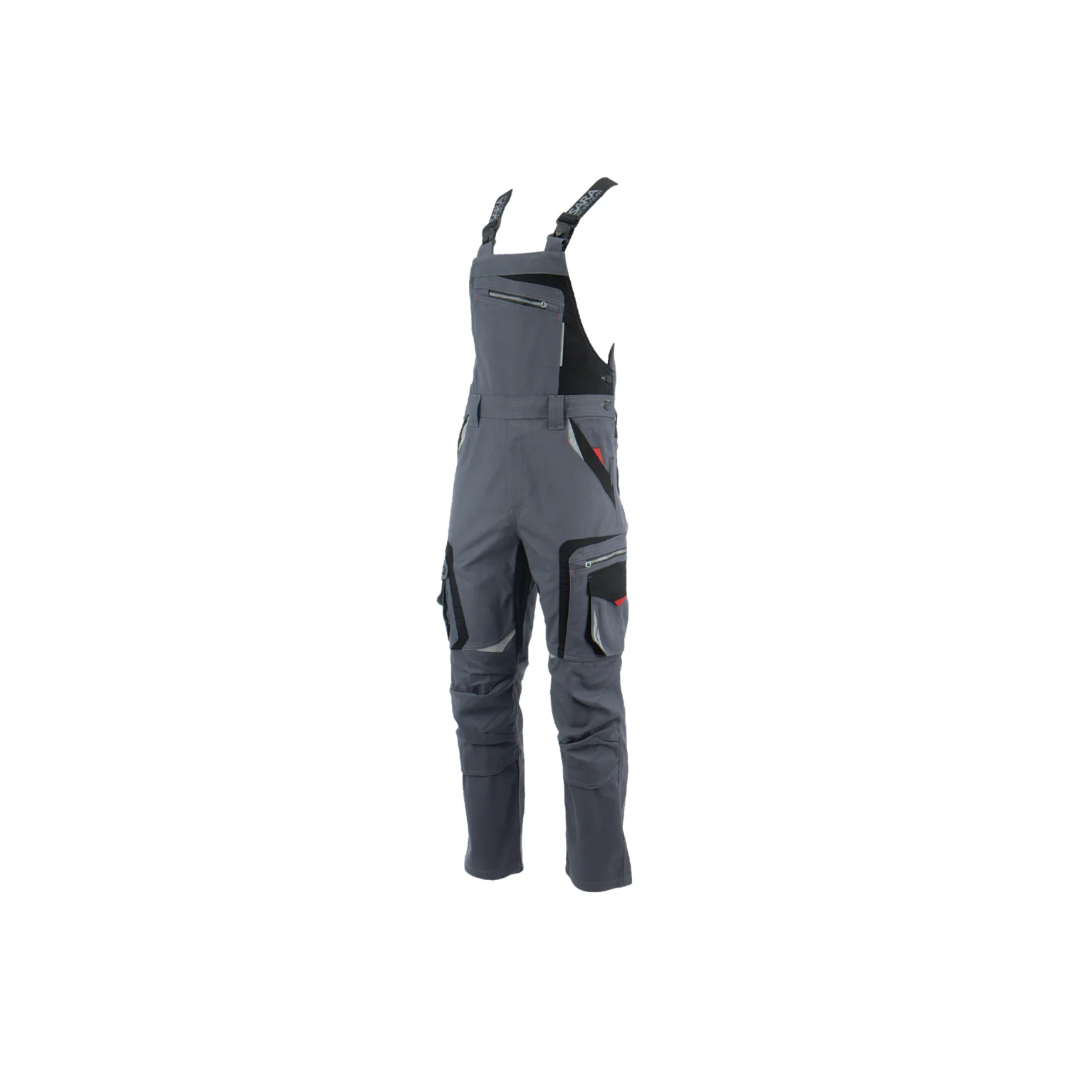 Sara Workwear Kantáros nadrág DRAGON Sötétszürke