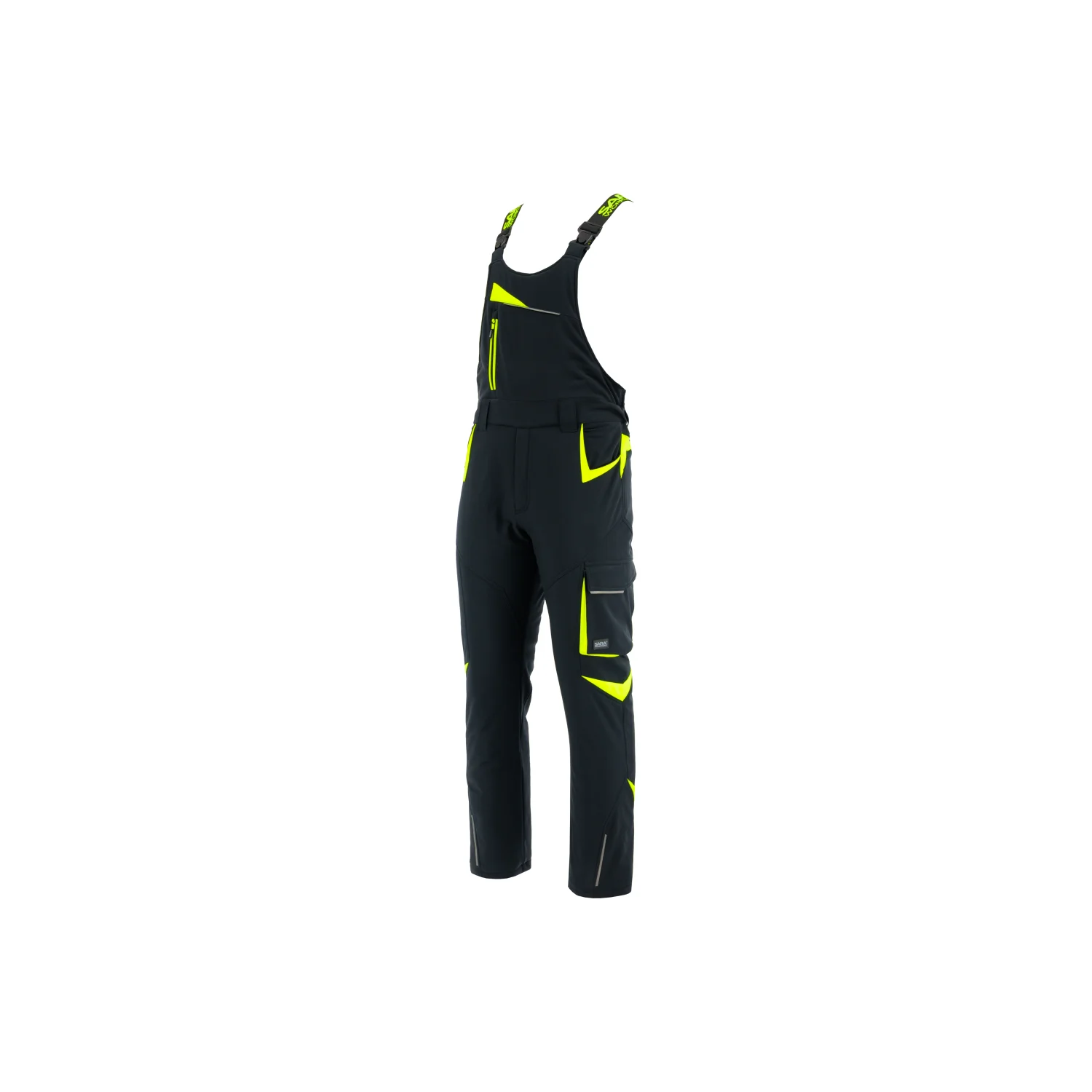 Sara Workwear Bélelt kantáros nadrág COMFORT WINTER Fekete