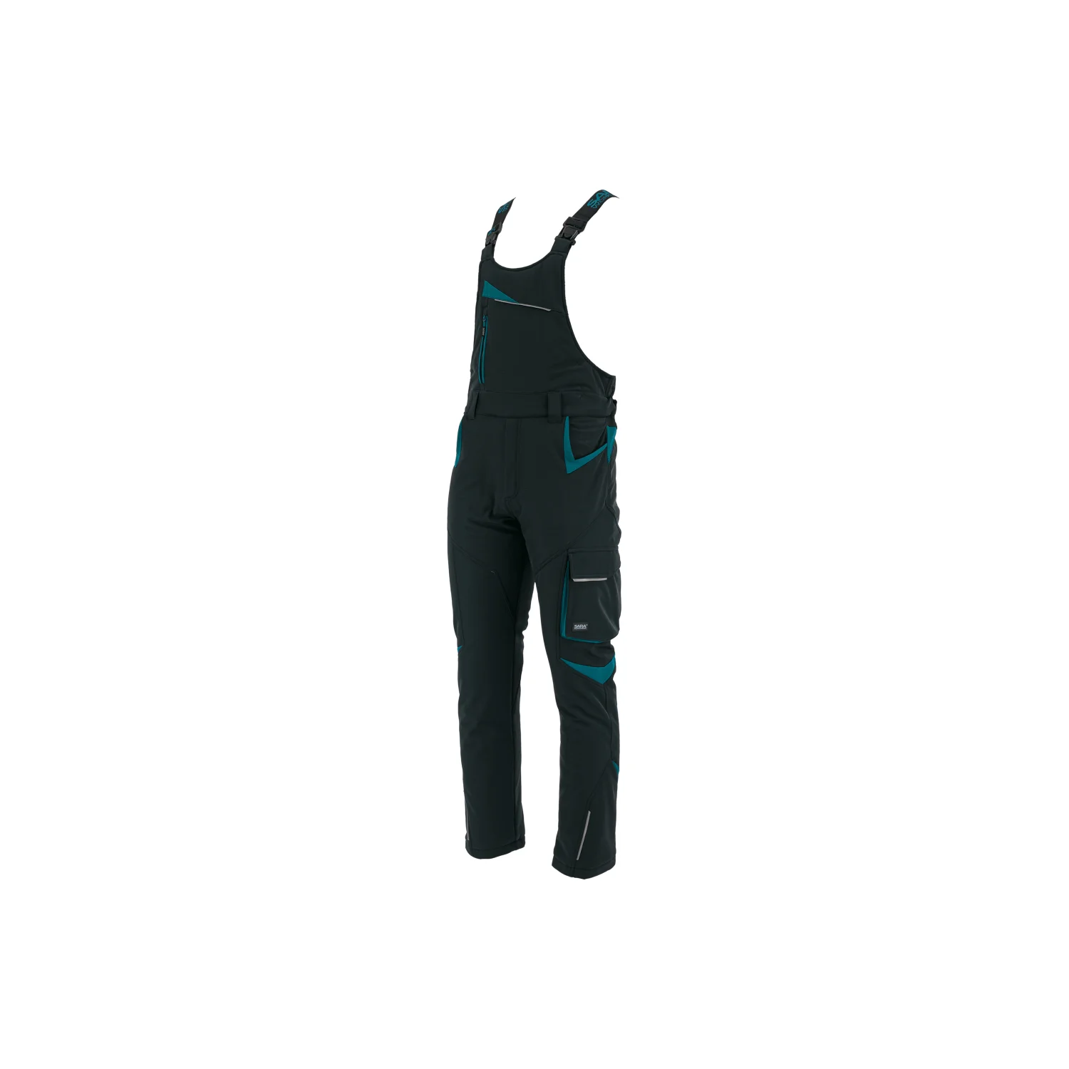 Sara Workwear Bélelt kantáros nadrág COMFORT WINTER Petrol