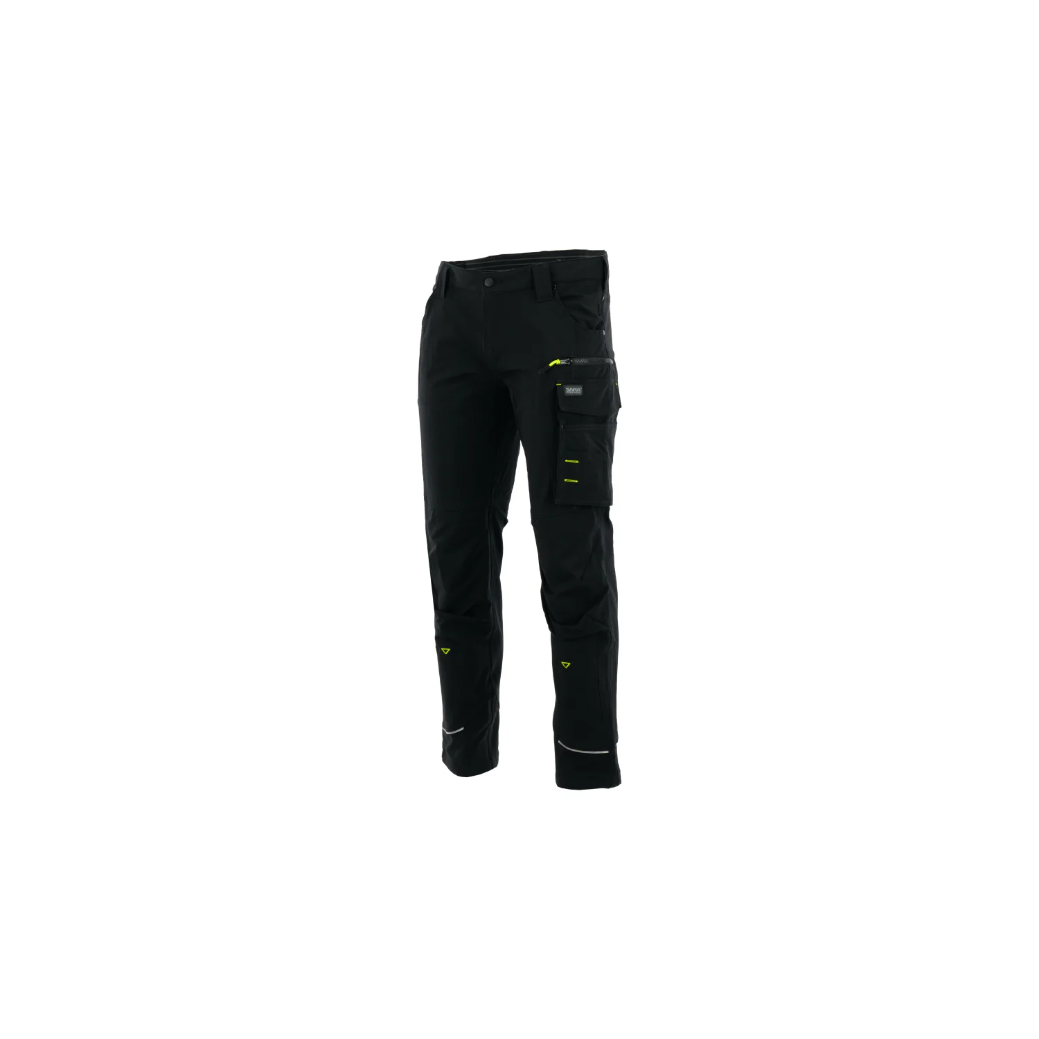 Sara Workwear Deréknadrág MOTIONFLEX Fekete